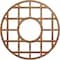Ekena Millwork O'Neal Wood Fretwork Pierced Ceiling Medallion, Walnut, 20"OD x 7 1/4"ID x 1/4"T CMWP20X20X0250ONWA - alternate 1